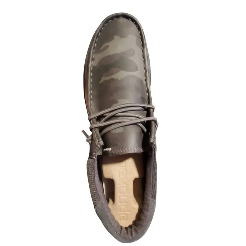 Amputee SINGLE LEFT SHOE ONLY Hey Dude Artic Camo Size 13